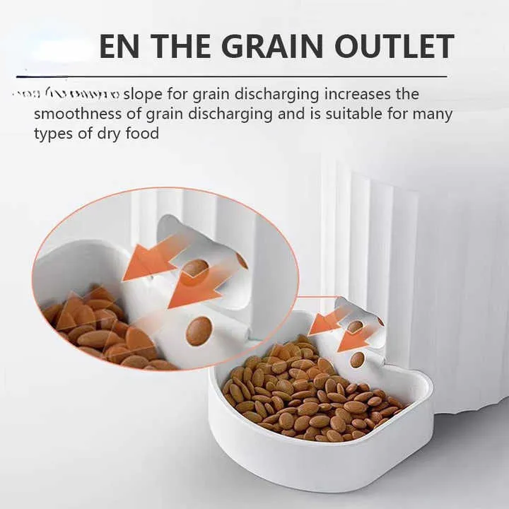 موزع طعام الحيوانات الأليفة الأوتوماتيكي الجديد . New 6L Automatic Pet Food Dispenser with Smart WiFi
