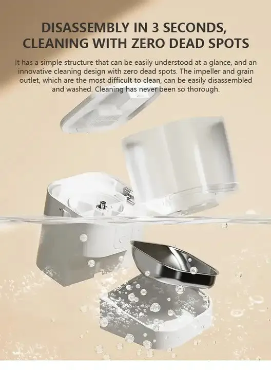 موزع طعام الحيوانات الأليفة الأوتوماتيكي الجديد . New 6L Automatic Pet Food Dispenser with Smart WiFi