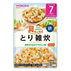  7m  Wakodo Rice Porridge With Chicken 80g
