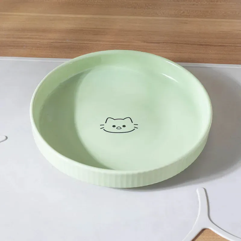 Adorable Ceramic Pet Food & Water Bowl for Cats and Puppies