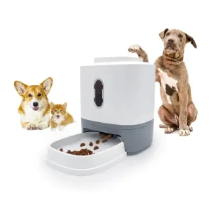 Automatic Non-slip Dry Food Dispenser for Small Medium Breed Dog Feeder Bowl
