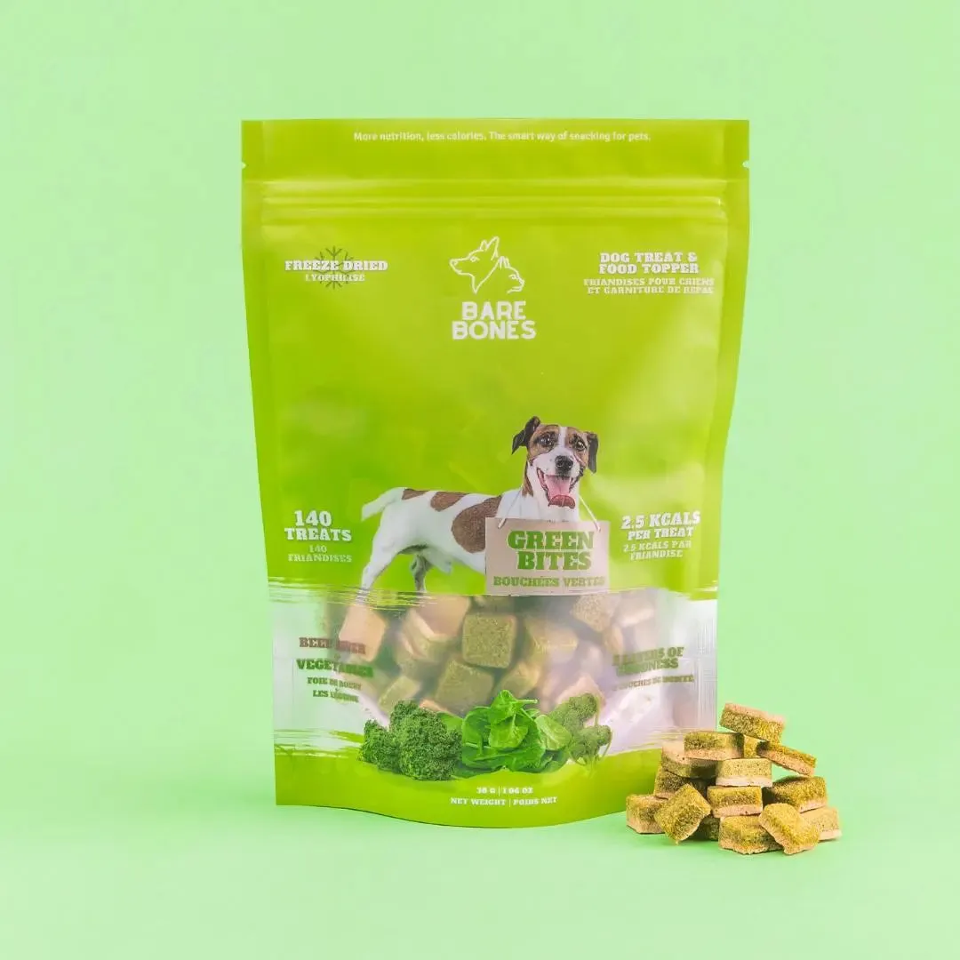BARE BONE- GREEN BITS - LIVER TREATS