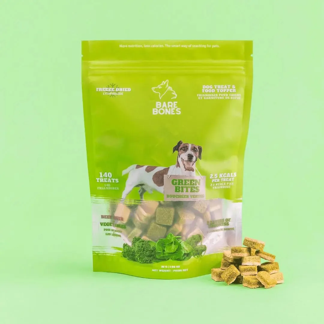 BARE BONE- GREEN BITS - LIVER TREATS