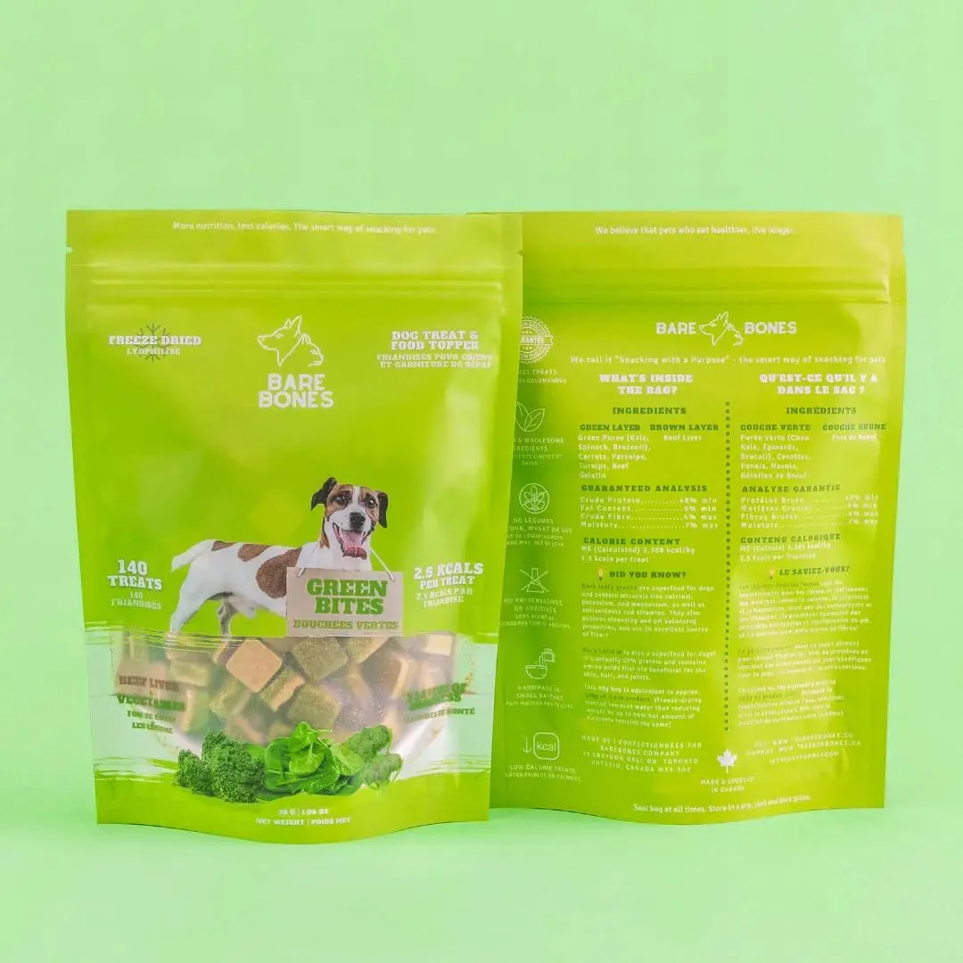 BARE BONE- GREEN BITS - LIVER TREATS