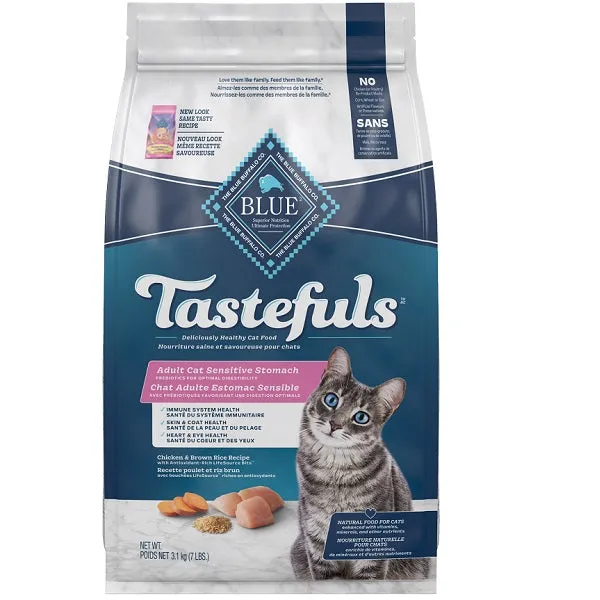 Blue Buffalo Adult Tastefuls Chicken  Sensitive Stomach Cat Food