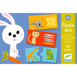 Djeco Puzzle Duo- Dinners Ready