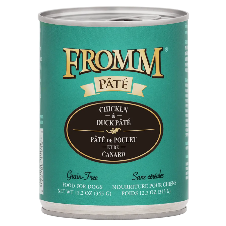 Fromm Gold Duck & Chicken Pate Canned Dog Food 12.2oz