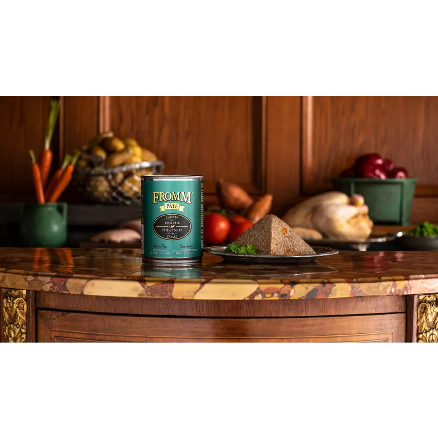 Fromm Gold Duck & Chicken Pate Canned Dog Food 12.2oz
