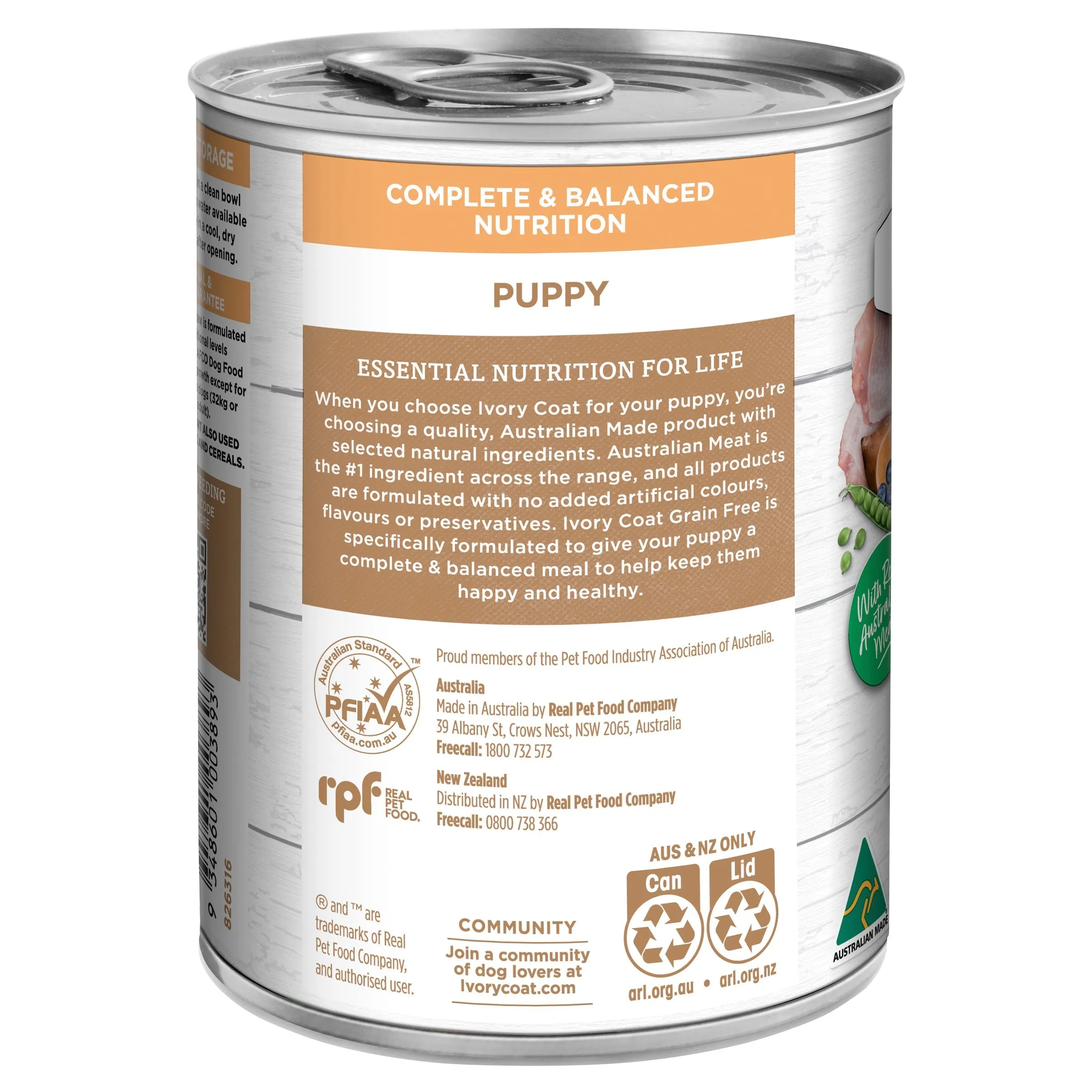 Ivory Coat Grain Free Chicken Stew Puppy Wet Food 400g^^^