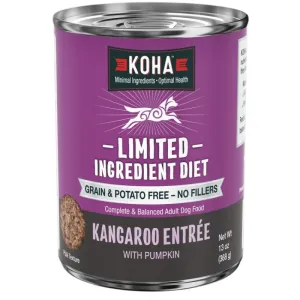 Koha Limited Ingredient Diet Grain Free Kangaroo Wet Dog Food 13oz