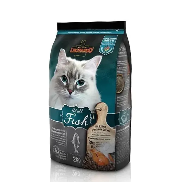 LEONARDO Adult Cat Dry Food with Fish 2kg