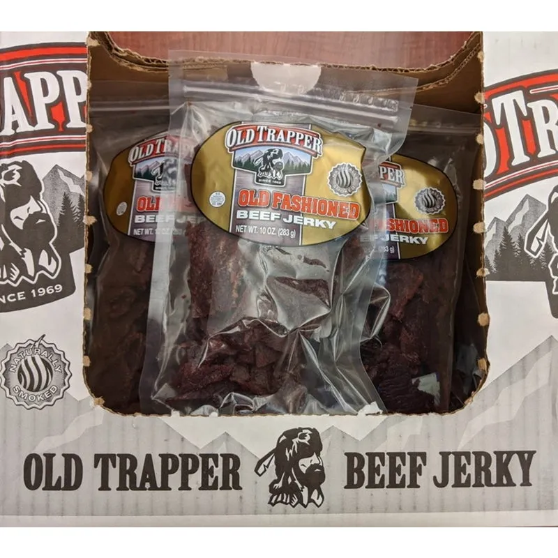 Old Trapper Teriyaki Beef Jerky 10 oz Bagged