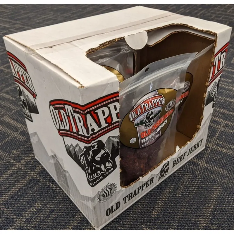 Old Trapper Teriyaki Beef Jerky 10 oz Bagged
