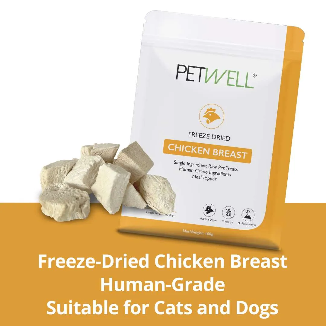 PetWell Freeze Dried Chicken Breast