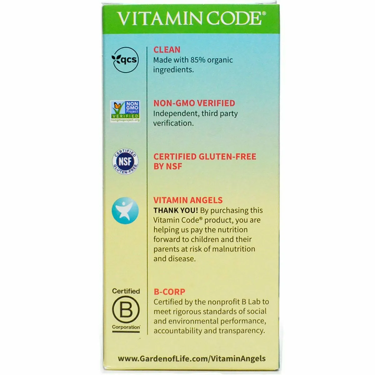 Vitamin Code Kids Chewable Multi 60 tabs by Garden Of Life