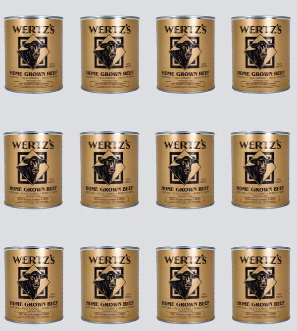 Wertz's Home Grown Premium Canned Beef, 28 oz